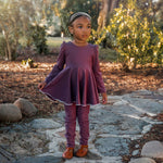 Fall Puff-Sleeve Peplum