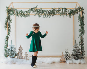 Holiday Puff Sleeve Dress and Romper